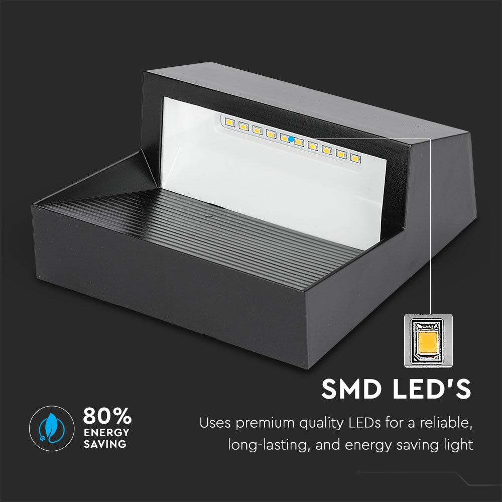 3W Oprawa Schodowa LED / Barwa:3000K / Obudowa: Czarna