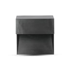 3W Oprawa Schodowa LED / Barwa:3000K / Obudowa: Czarna