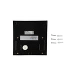 3W Oprawa Schodowa LED / Barwa:3000K / Obudowa: Czarna
