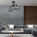 plafon Bergen black 4xE27