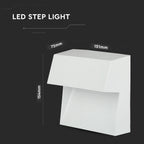 3W Oprawa Schodowa LED / Barwa:3000K / Obudowa: Biała