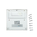 3W Oprawa Schodowa LED / Barwa:4000K / Obudowa: Biała