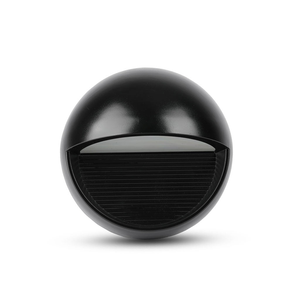 3W Oprawa Schodowa LED / Barwa:4000K / Obudowa: Czarna / Okrągły