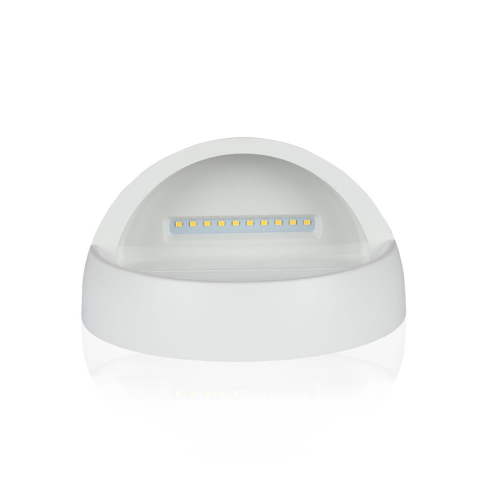 3W Oprawa Schodowa LED / Barwa:3000K / Obudowa: Biała / Okrągły