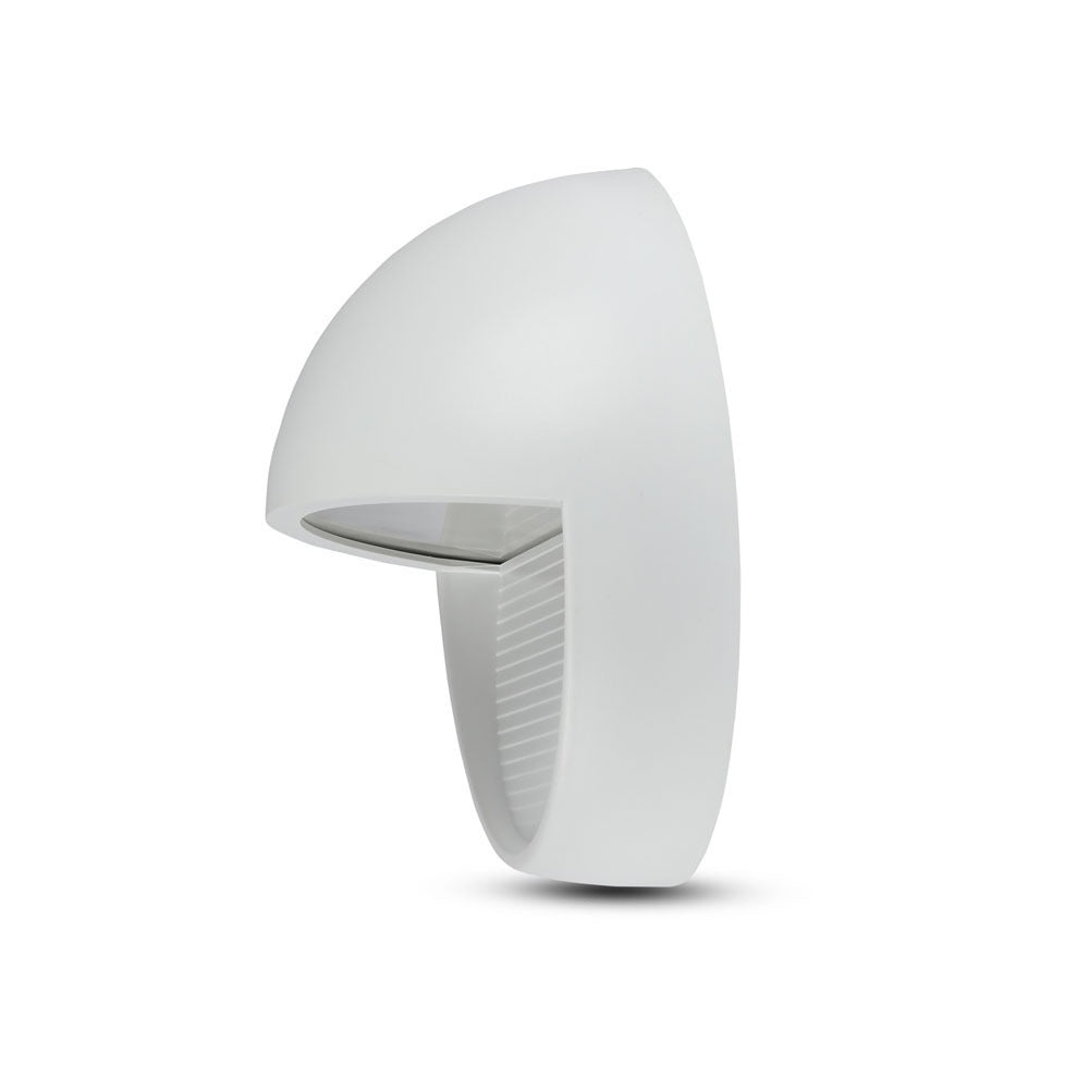 3W Oprawa Schodowa LED / Barwa:3000K / Obudowa: Biała / Okrągły