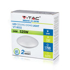 24W Plafon LED / Klosz: Mleczny / Barwa:3000K