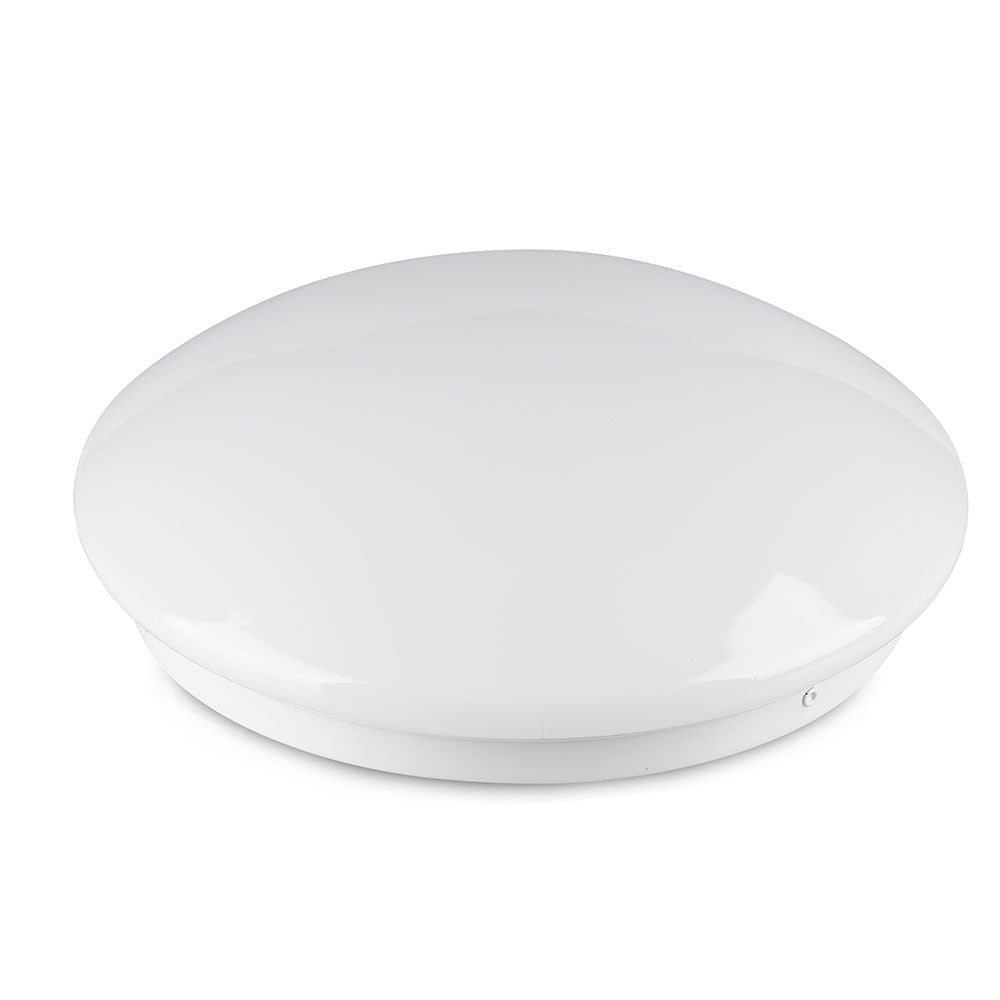 24W Plafon LED / Klosz: Mleczny / Barwa:3000K