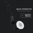 D 10W Oprawa wpuszczana LED odporna na ogień / Sterowanie: Bluetooth / IP65 / Ściemniana