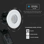 D 10W Oprawa wpuszczana LED odporna na ogień / Sterowanie: Bluetooth / IP65 / Ściemniana