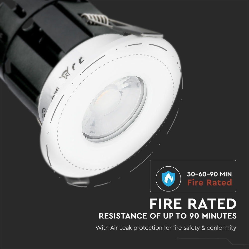 D 10W Oprawa wpuszczana LED odporna na ogień / Sterowanie: Bluetooth / IP65 / Ściemniana
