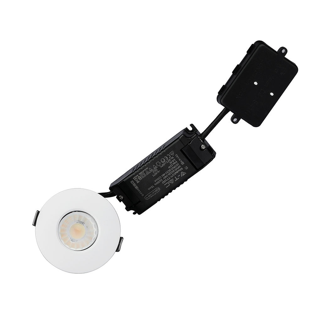 D 10W Oprawa wpuszczana LED odporna na ogień / Sterowanie: Bluetooth / IP65 / Ściemniana