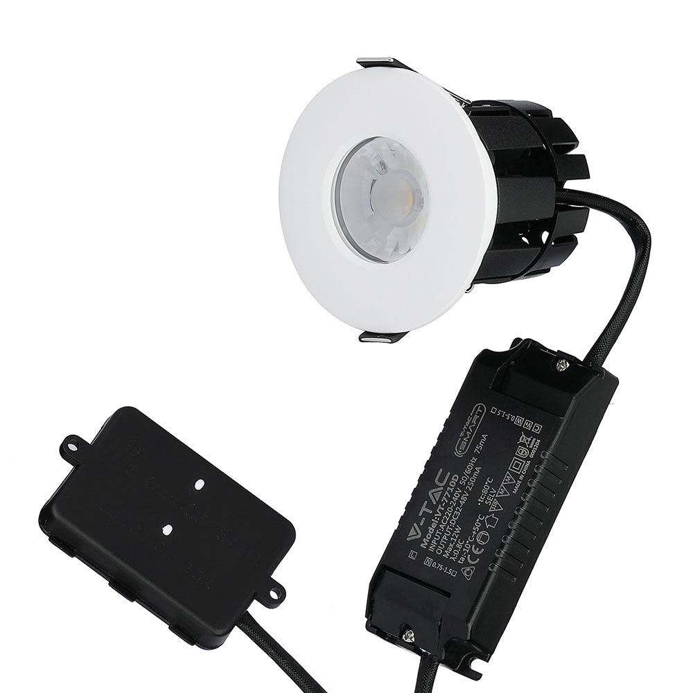 D 10W Oprawa wpuszczana LED odporna na ogień / Sterowanie: Bluetooth / IP65 / Ściemniana