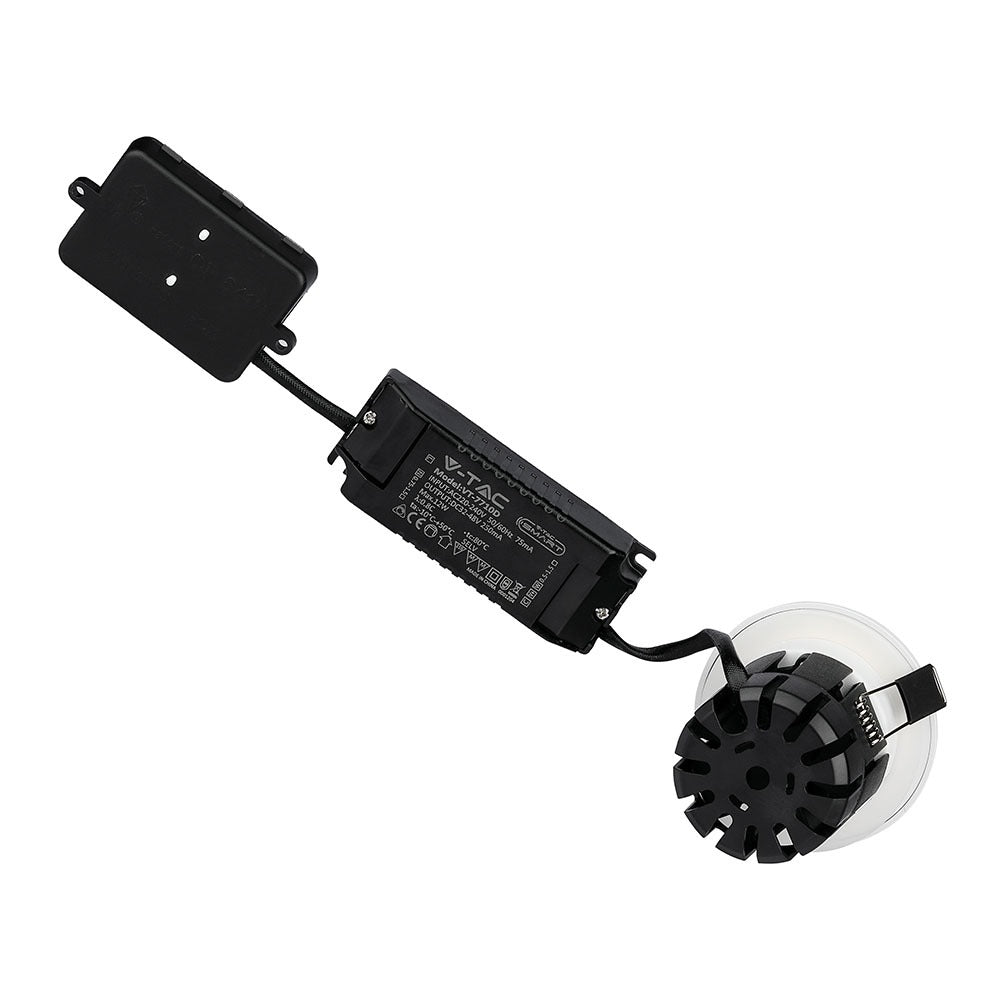 D 10W Oprawa wpuszczana LED odporna na ogień / Sterowanie: Bluetooth / IP65 / Ściemniana