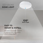 14W Plafon LED / Klosz: Mleczny / Barwa:4000K