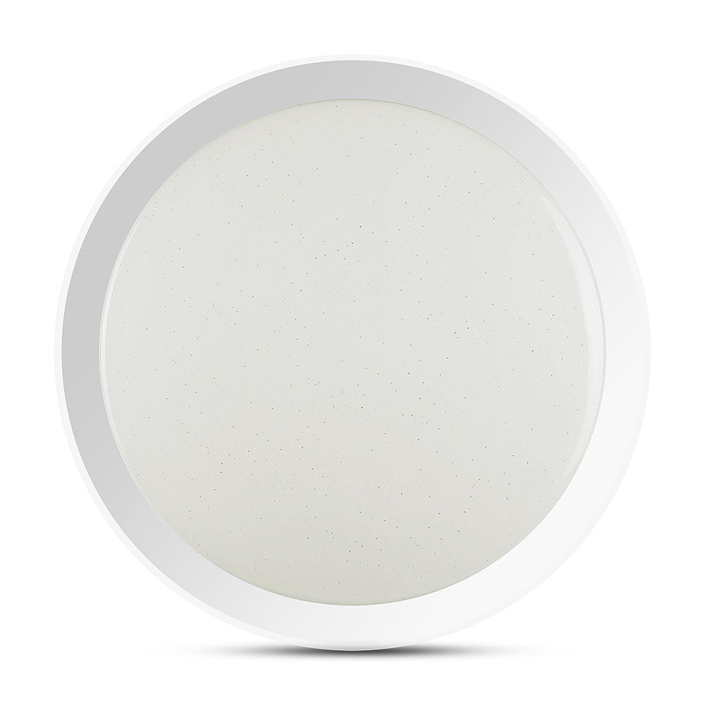 30W/60W/30W Dekoracyjny plafon LED / Barwa: 3w1 / Ściemniany / Klosz z efektem gwiazdki