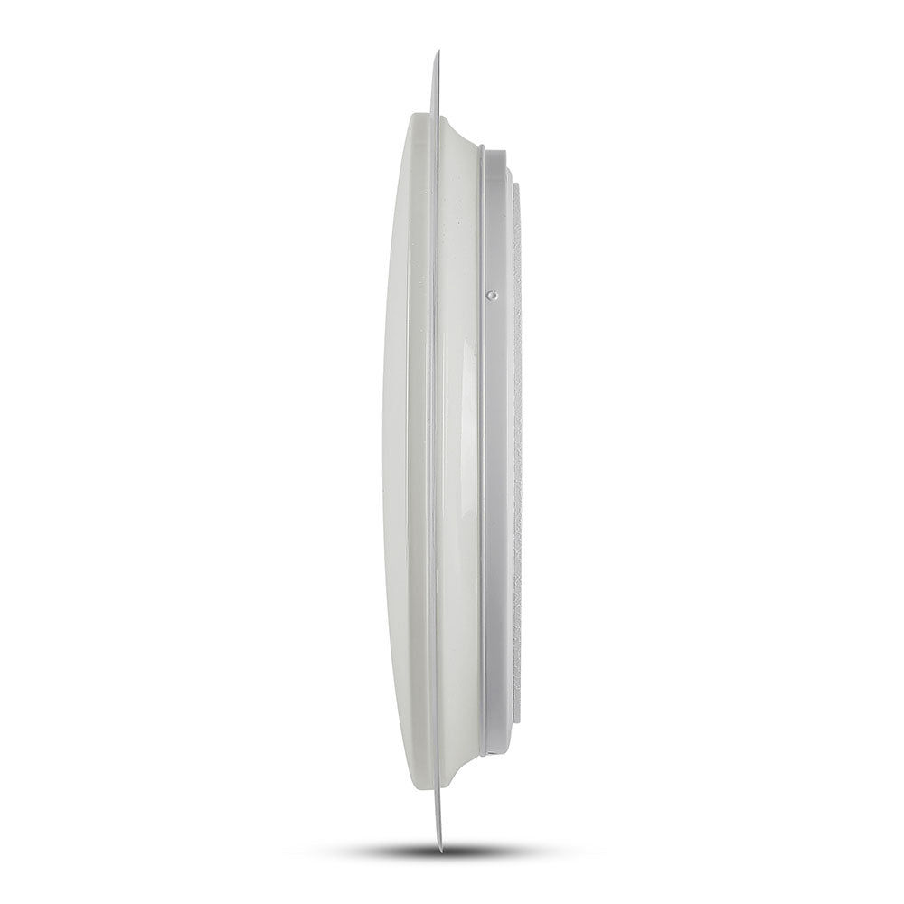 30W/60W/30W Dekoracyjny plafon LED / Barwa: 3w1 / Ściemniany / Klosz z efektem gwiazdki