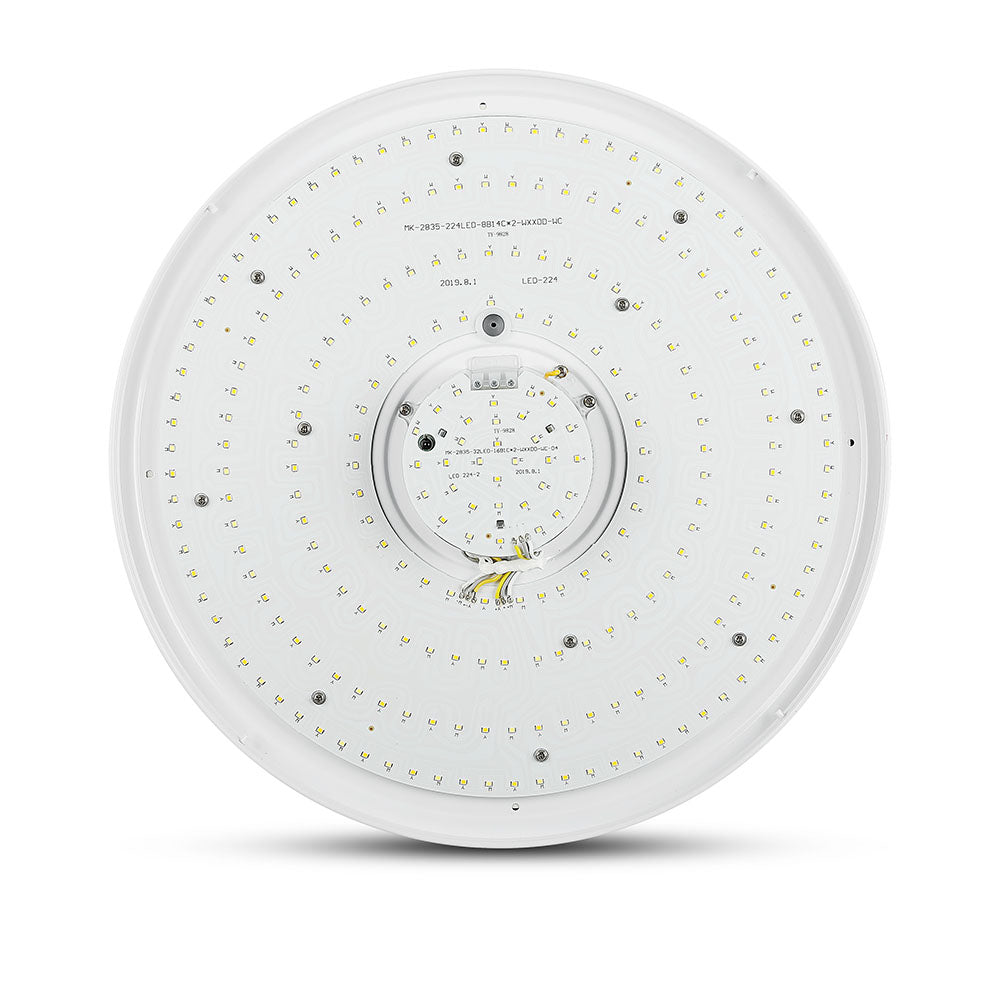 30W/60W/30W Dekoracyjny plafon LED / Barwa: 3w1 / Ściemniany / Klosz z efektem gwiazdki