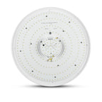 30W/60W/30W Dekoracyjny plafon LED / Barwa: 3w1 / Ściemniany / Klosz z efektem gwiazdki