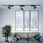 15W Lampa LED na szynoprzewód / Sterowanie: Bluetooth / Barwa: 3w1 / Czarny