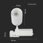 35W Lampa LED na szynoprzewód / Sterowanie: Bluetooth / Barwa: 3w1 / Biały
