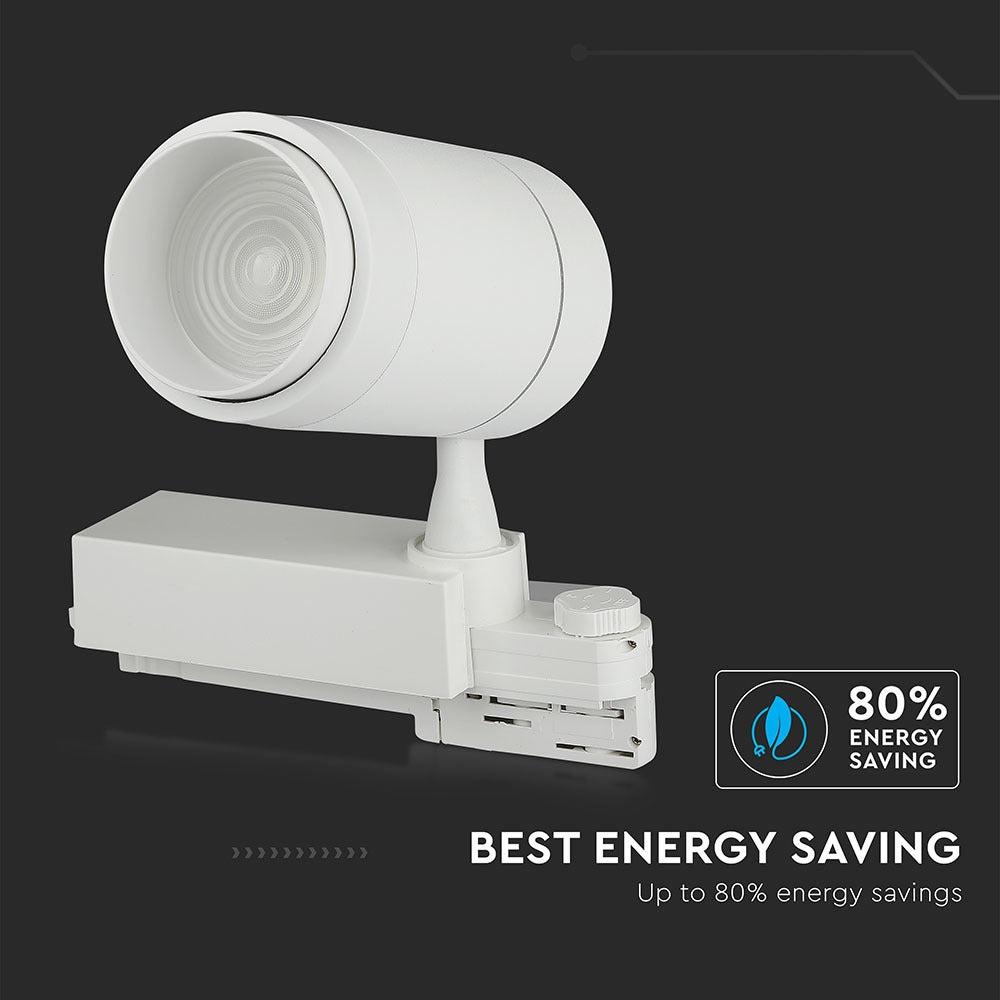 35W Lampa LED na szynoprzewód / Sterowanie: Bluetooth / Barwa: 3w1 / Biały