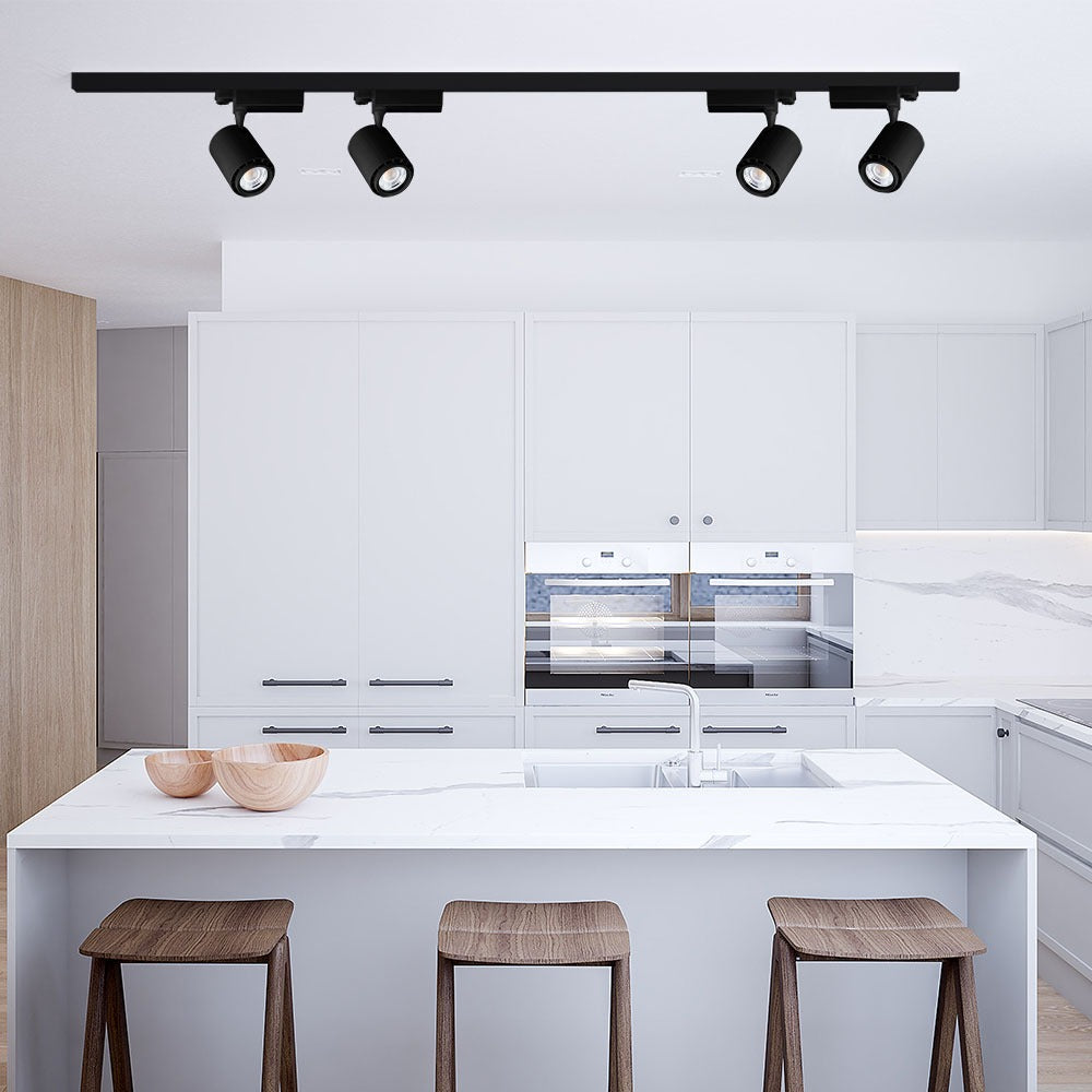 35W Lampa LED na szynoprzewód / Sterowanie: Bluetooth / Barwa: 3w1 / Czarny