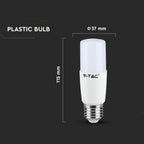 8W T37 Żarówka LED / Chip SAMSUNG / BARWA:4000K / Trzonek:E27