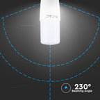 8W T37 Żarówka LED / Chip SAMSUNG / BARWA:4000K / Trzonek:E27