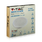 20W/40W/20W Dekoracyjny plafon LED / Barwa: 3w1 / Ściemniany / Klosz z efektem fali