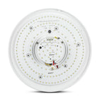 20W/40W/20W Dekoracyjny plafon LED / Barwa: 3w1 / Ściemniany / Klosz z efektem fali