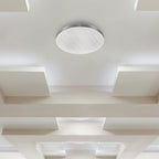 30W/60W/30W Dekoracyjny plafon LED / Barwa: 3w1 / Ściemniany / Klosz z efektem fali