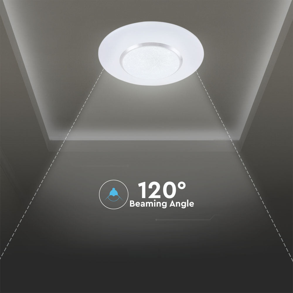 30W/60W/30W Dekoracyjny plafon LED / Barwa: 3w1 / Ściemniany