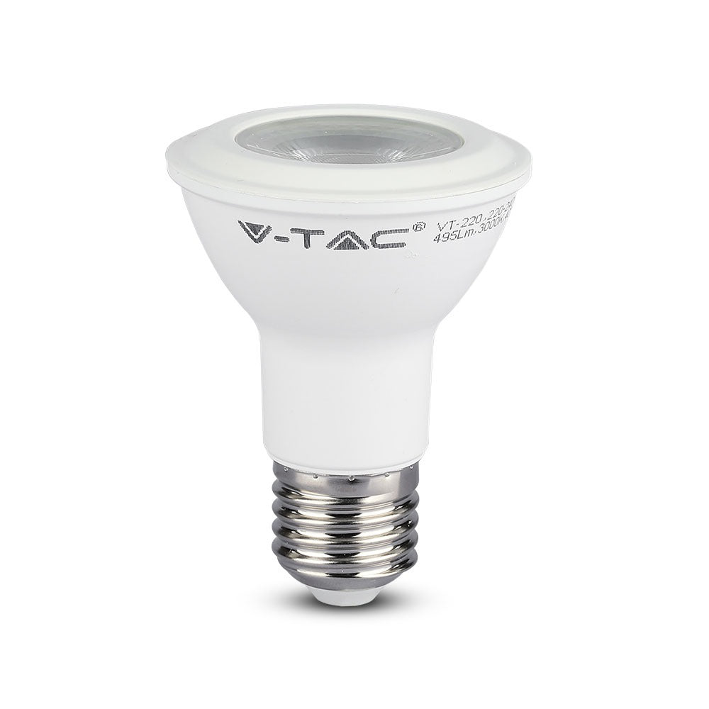 7W PAR 20 Żarówka LED / Chip SAMSUNG / Barwa:3000K / Trzonek:E27