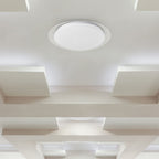 20W/40W/20W Dekoracyjny plafon LED / Barwa: 3w1 / Ściemniany / Klosz z efektem gwiazdki