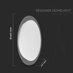 20W/40W/20W Dekoracyjny plafon LED / Barwa: 3w1 / Ściemniany / Klosz z efektem gwiazdki