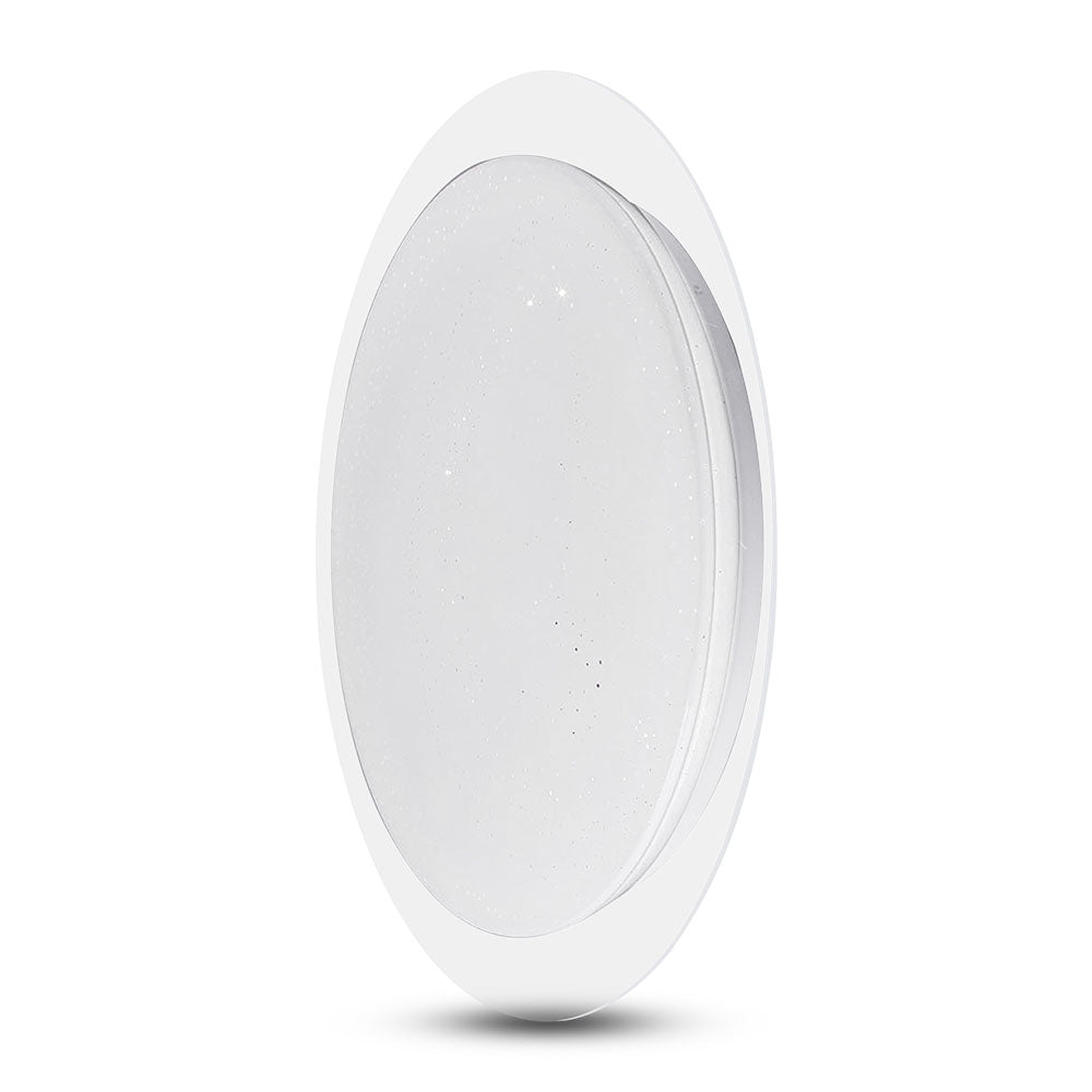 20W/40W/20W Dekoracyjny plafon LED / Barwa: 3w1 / Ściemniany / Klosz z efektem gwiazdki