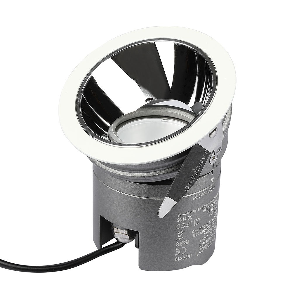 15W Oprawa wpuszczana reflektor LED / Barwa:3000K / Kąt 27'