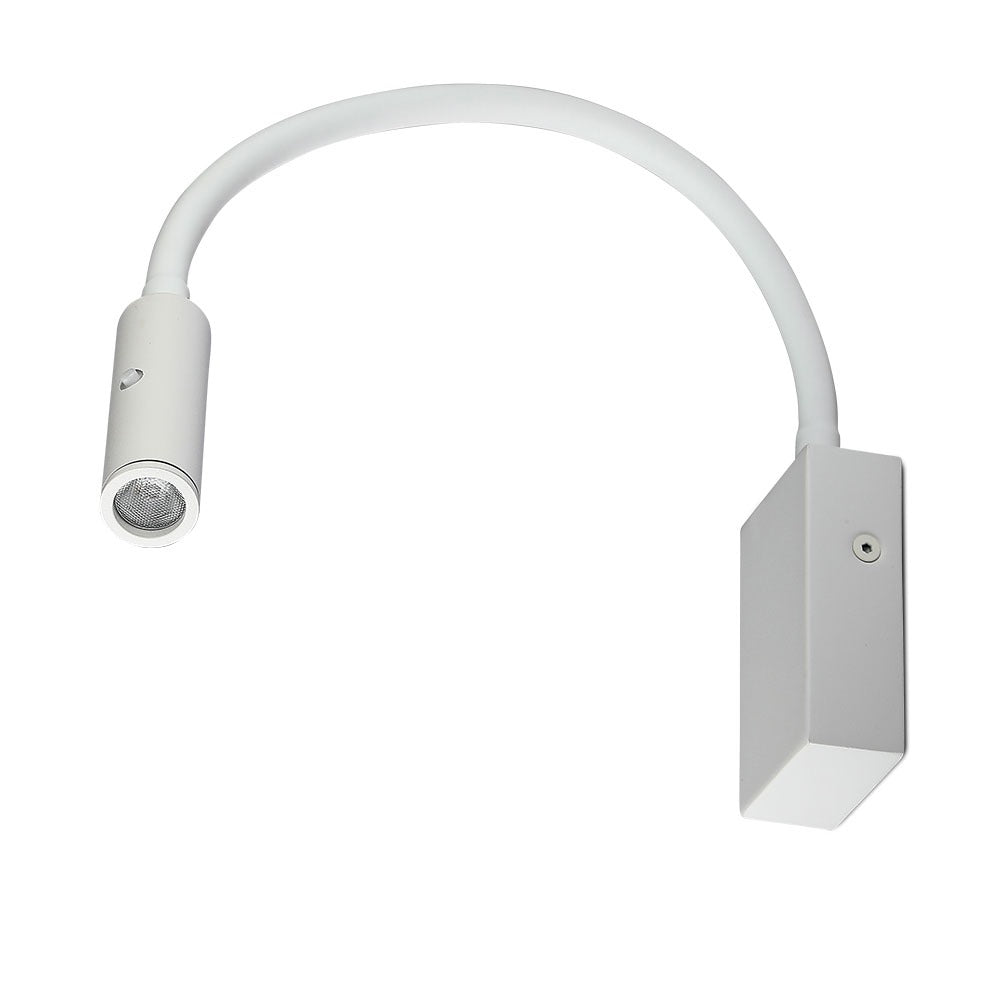 3W Kinkiet hotelowy LED / Barwa:3000K / Biały