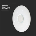 30W/60W/30W Dekoracyjny plafon LED / Barwa: 3w1 / Ściemniany / Klosz z efektem diamentu