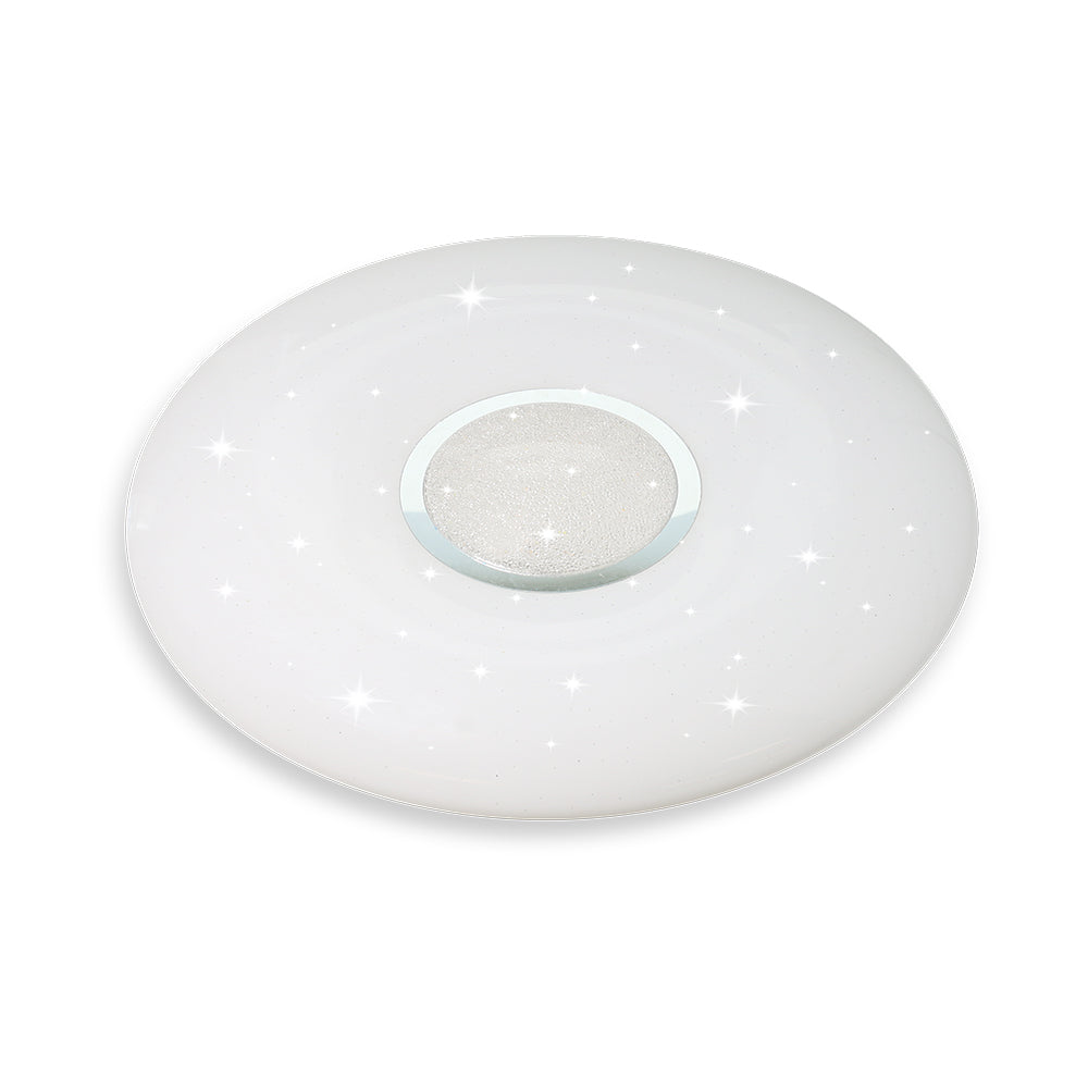 30W/60W/30W Dekoracyjny plafon LED / Barwa: 3w1 / Ściemniany / Klosz z efektem diamentu