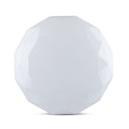 20W/40W/20W Dekoracyjny plafon LED / Barwa: 3w1 / Ściemniany / Klosz z efektem diamentu