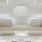 36W/72W/36W Dekoracyjny plafon LED / Barwa: 3w1 / Ściemniany / Klosz z efektem gwiazdki