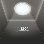 36W/72W/36W Dekoracyjny plafon LED / Barwa: 3w1 / Ściemniany / Klosz z efektem gwiazdki
