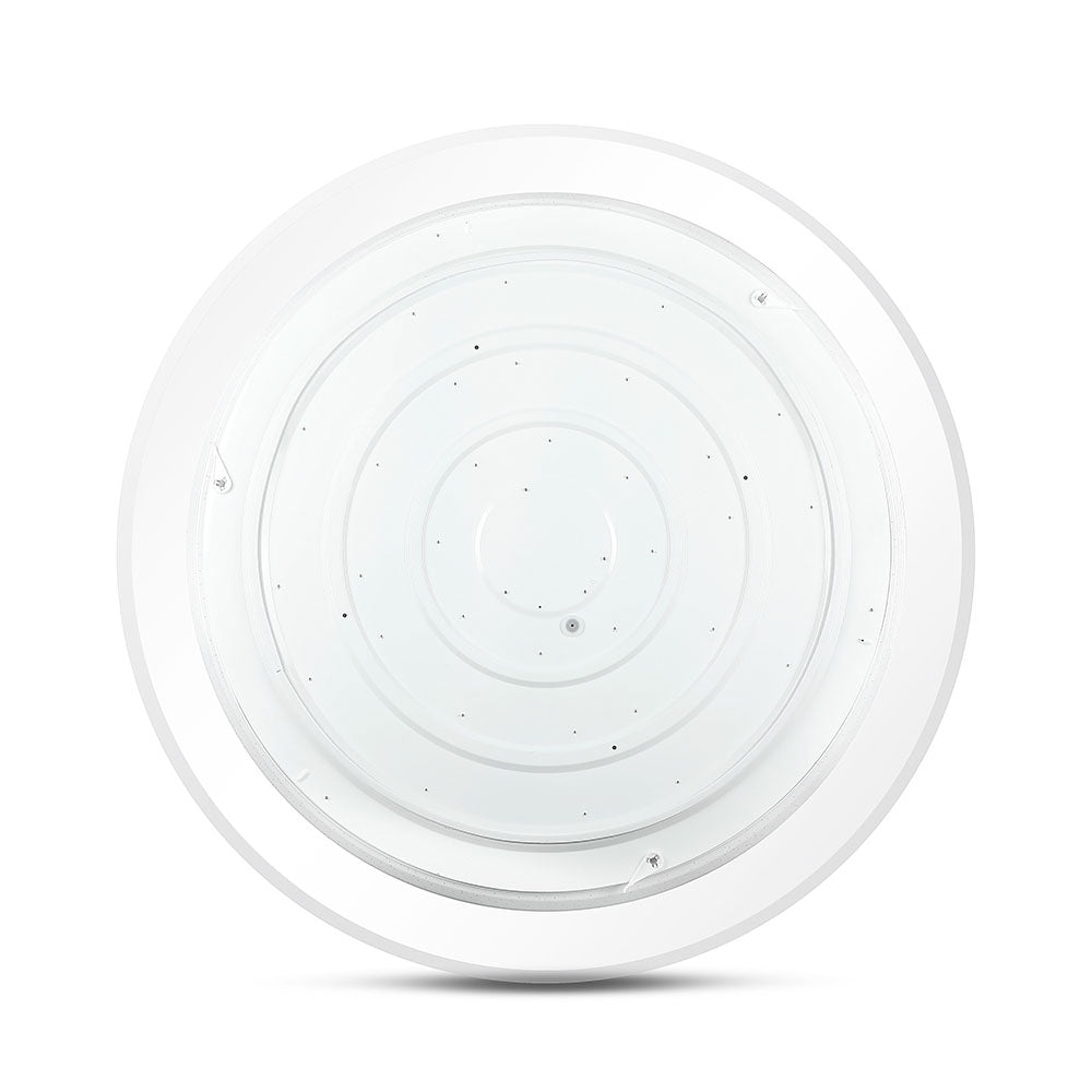 36W/72W/36W Dekoracyjny plafon LED / Barwa: 3w1 / Ściemniany / Klosz z efektem gwiazdki