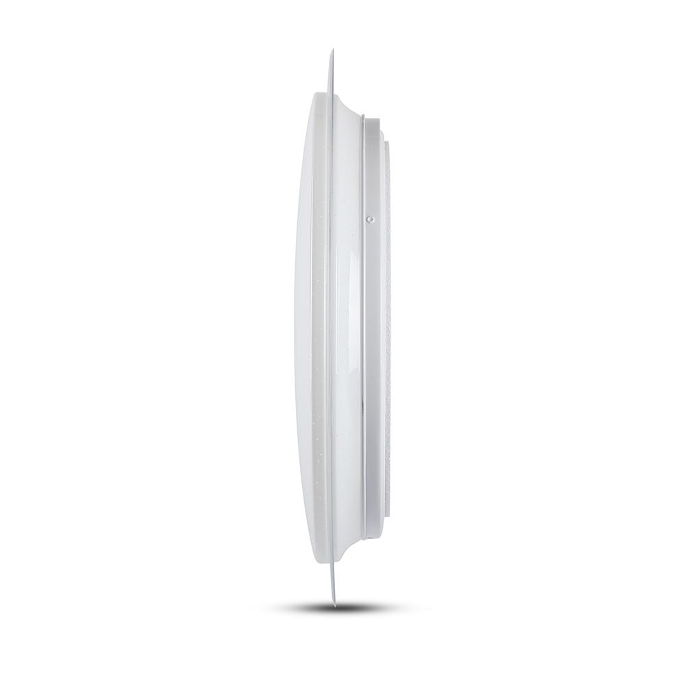 60W Plafon LED WIFI / Klosz: efekt gwiazdki / Barwa: 3w1 / Kompatybilna z Amazon Alexa i Google Home