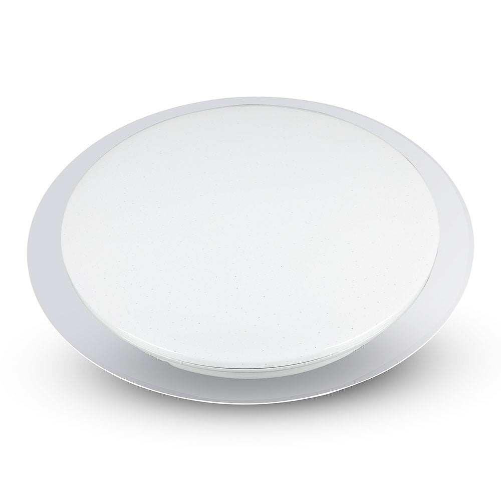 60W Plafon LED WIFI / Klosz: efekt gwiazdki / Barwa: 3w1 / Kompatybilna z Amazon Alexa i Google Home