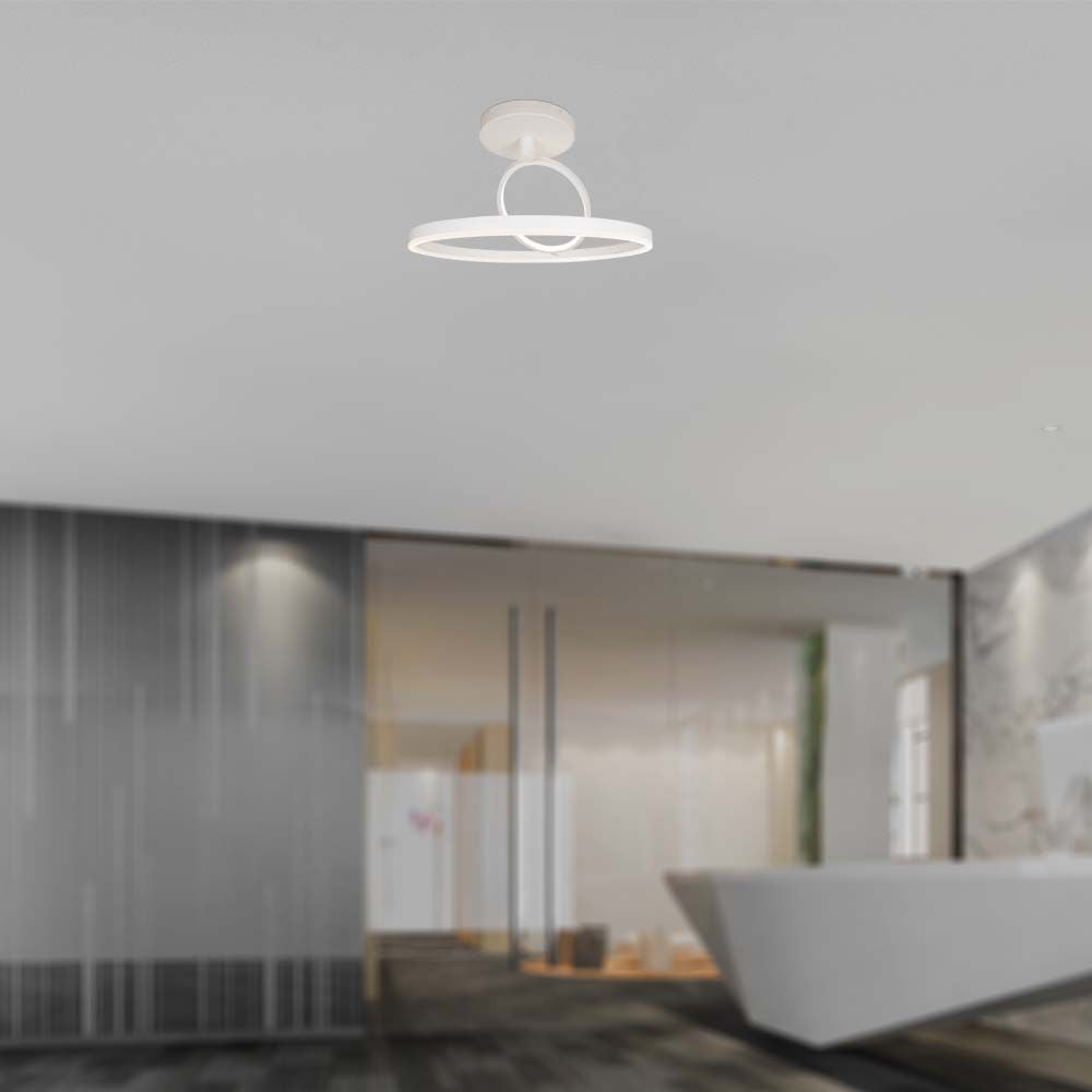 38W Sufitowa lampa LED / Wymiary:500x200mm / Barwa: 3000K / Obudowa: Biała