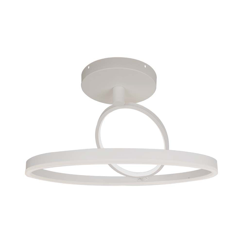 38W Sufitowa lampa LED / Wymiary:500x200mm / Barwa: 3000K / Obudowa: Biała