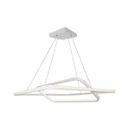 50W Metalowa lampa wisząca LED 600x600xH1200MM 4000K / Obudowa: Biała TRIAC / Ściemniana /