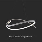 48W Sufitowa lampa LED / Wymiary:800x1200mm / Barwa: 4000K / Obudowa: Biała / Ściemniana